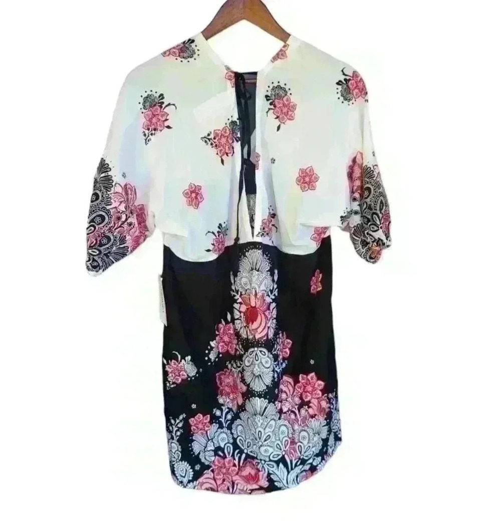 NWT Swimsuits For All Floral Cotton Cover-Up Dress - Picture 3 of 7